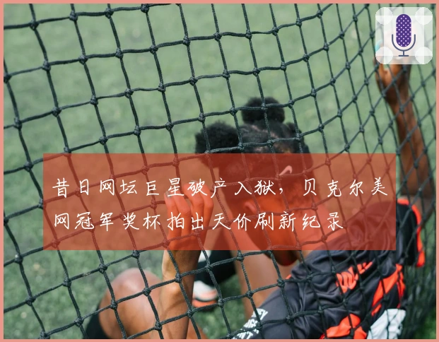 昔日网坛巨星破产入狱，贝克尔美网冠军奖杯拍出天价刷新纪录